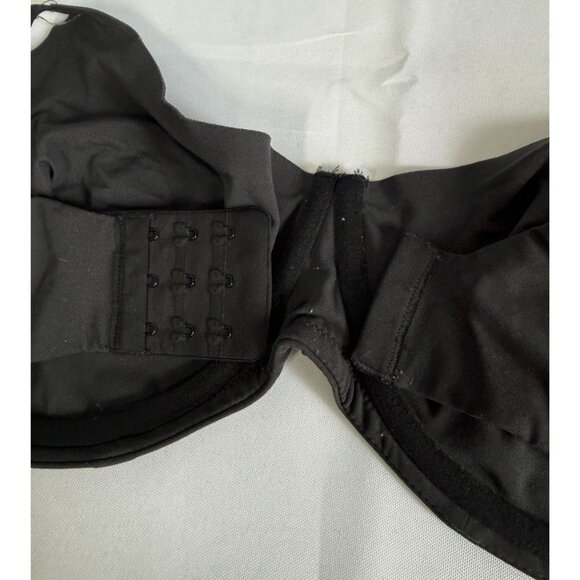 Skims Womens Underwire Bra 44DD Black Adjustable Straps & Closure - Picture 5 of 8
